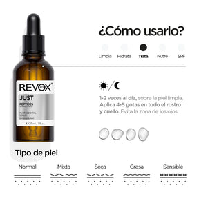SERUM MULTI CÓCTEL PÉPTIDOS 10% DE REVOX