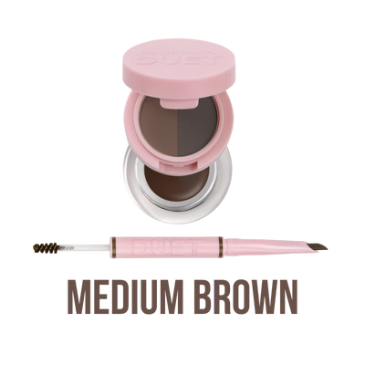 DUET SET DE CEJAS MEDIUM BROWN - BEAUTY CREATIONS