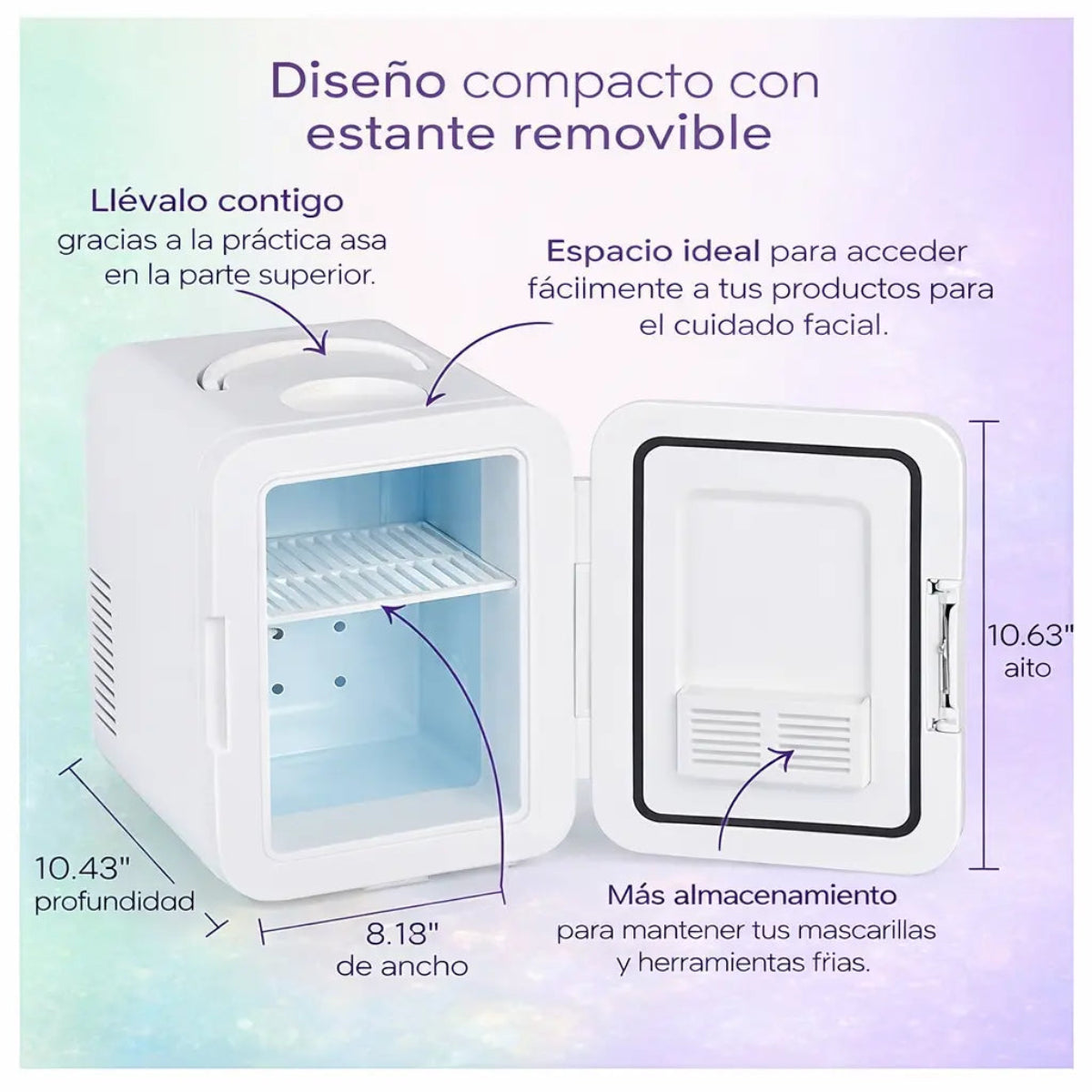 MINI REFRI BLANCO TRUE GLOW  - CONAIR