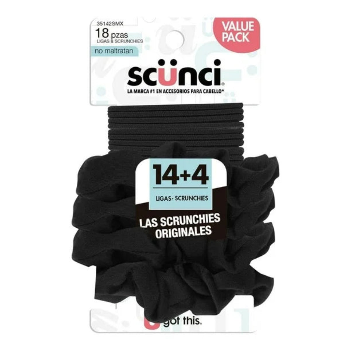 PACK LIGAS Y SCRUNCHIES 18 PZAS – SCUNCI