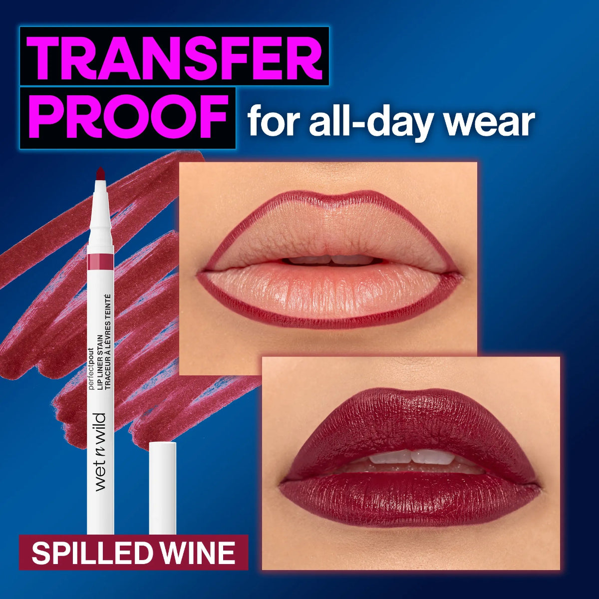 DELINEADOR DE LABIOS PERFECT POUT LIP LINER STAIN - WET N WILD