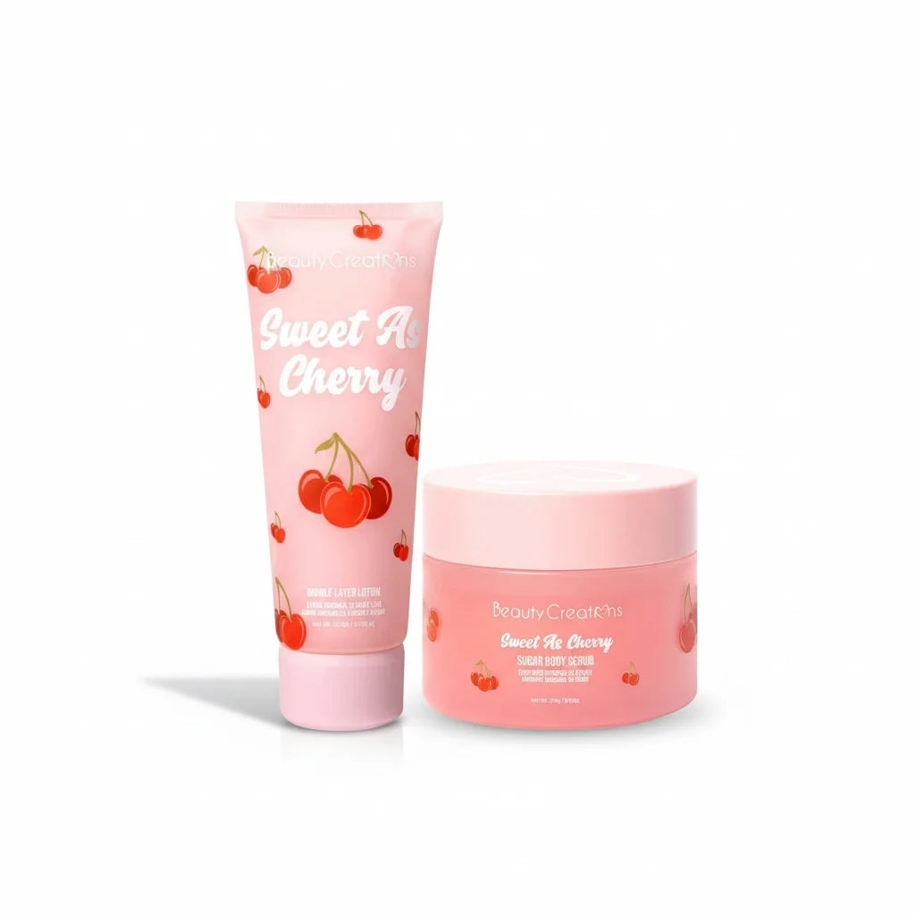 DUO CORPORAL CREMA + EXFOLIANTE SWEET AS CHERRY - BEAUTY CREATIONS