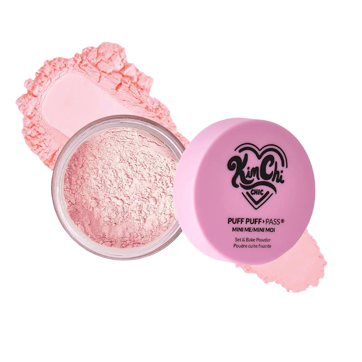 POLVO FIJADOR SUELTO MINI ME PUFF PUFF PASS PINK - KIMCHI CHIC