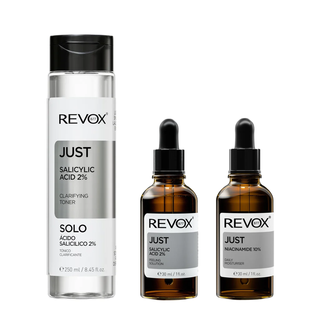 KIT SKINCARE OIL CONTROL AC SALICÍLICO NIACINAMIDA - REVOX B77