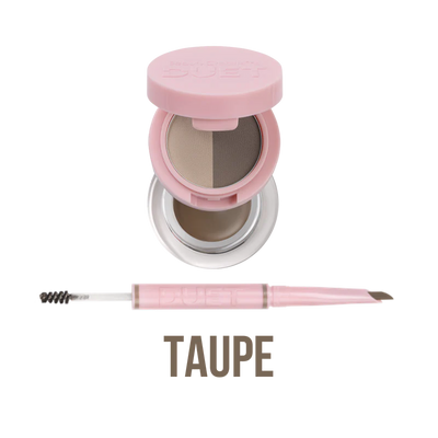 DUET SET DE CEJAS TAUPE - BEAUTY CREATIONS