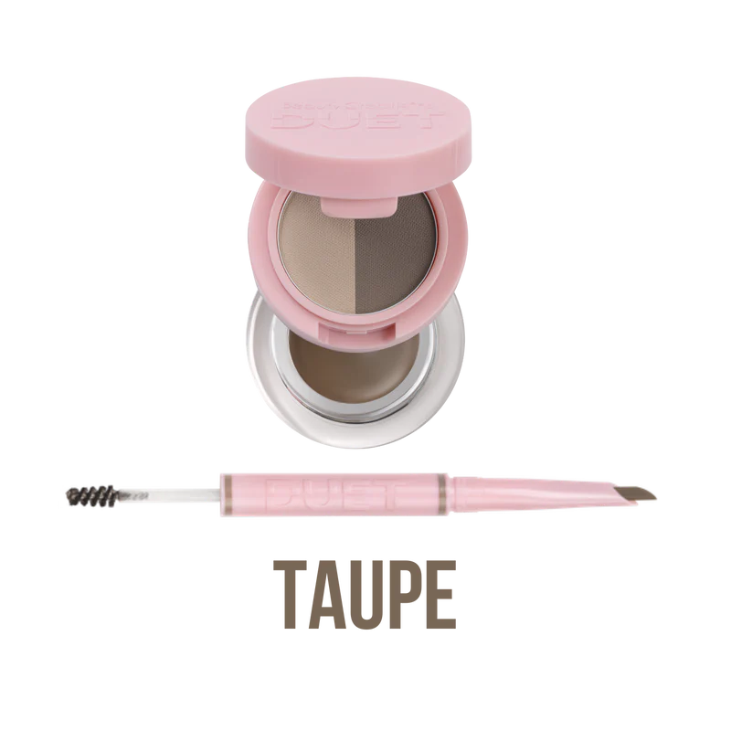 DUET SET DE CEJAS TAUPE - BEAUTY CREATIONS