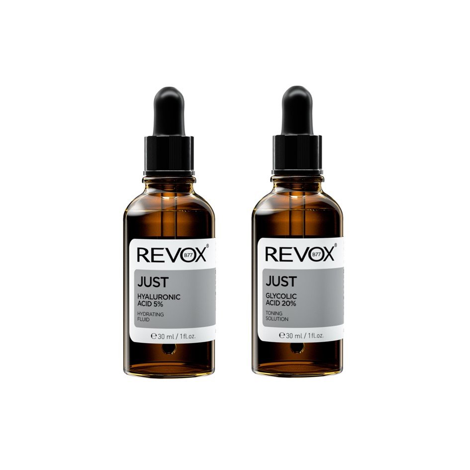 KIT SKINCARE PIEL MÁS SUAVE HIALURÓNICO + GLICÓLICO - REVOX B77