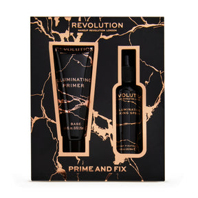 SET ILUMINATING PRIME & FIX DUO- MAKE UP REVOLUTION