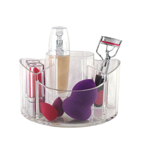 ORGANIZADOR DE MAQUILLAJE Y ACCESORIOS MEDIUM ROUND - OUTLET SWISSCO