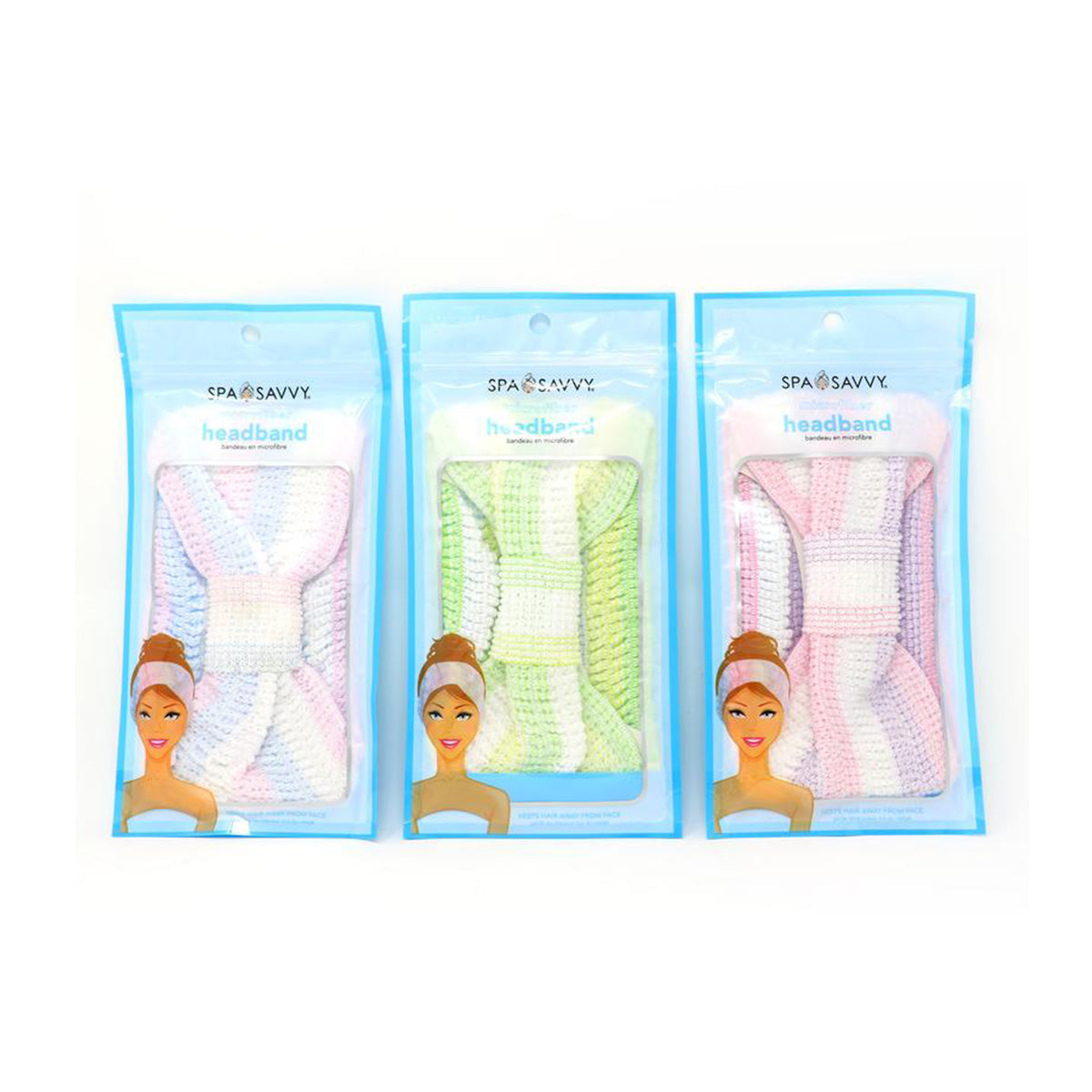 BANDA AJUSTABLE DE MICROFIBRA PARA EL CABELLO- OUTLET SPA SAVVY