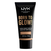 BORN TO GLOW NATURALLY RADIANT FOUNDATION MEDIUM OLIVE - NYX PROFESSIONAL MAKEUP