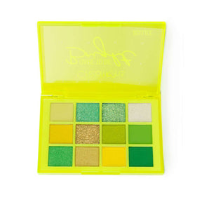 BOUJEE DARE TO BE BRIGHT NEON YELLOW 12 COLOR EYESHADOW PALETTE - BEAUTY CREATIONS