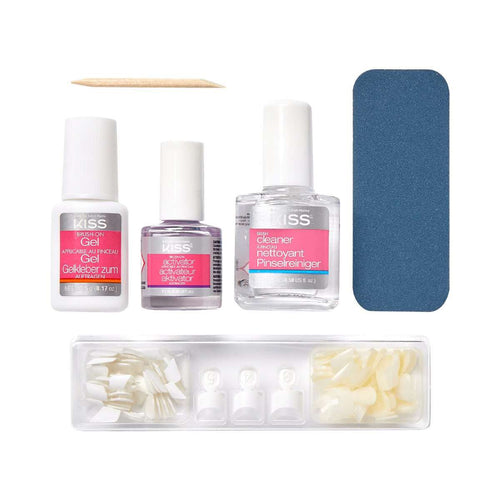 BRUSH ON GEL NAIL KIT KISS