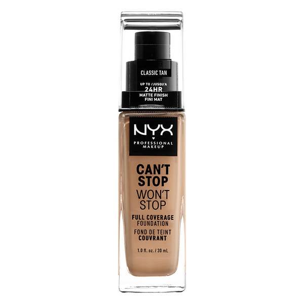 CANT STOP WONT STOP 24HR FOUNDATION CLASSIC TAN - NYX PROFESSIONAL MAKEUP