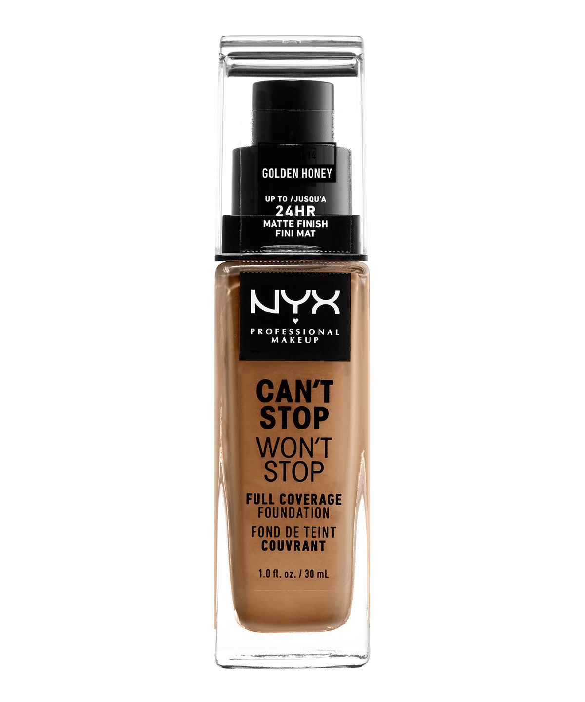 CANT STOP WONT STOP 24HR FOUNDATION GOLDEN HONEY - NYX PROFESSIONAL MAKEUP
