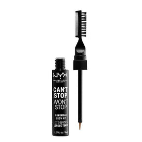 CANT STOP WONT STOP LONGWEAR BROW KIT TAUPE - NYX PROFESSIONAL MAKEUP