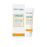 CREMA DEPILATORIA SUAVE PARA CUERPO Y ROSTRO - CLEAN AND EASY