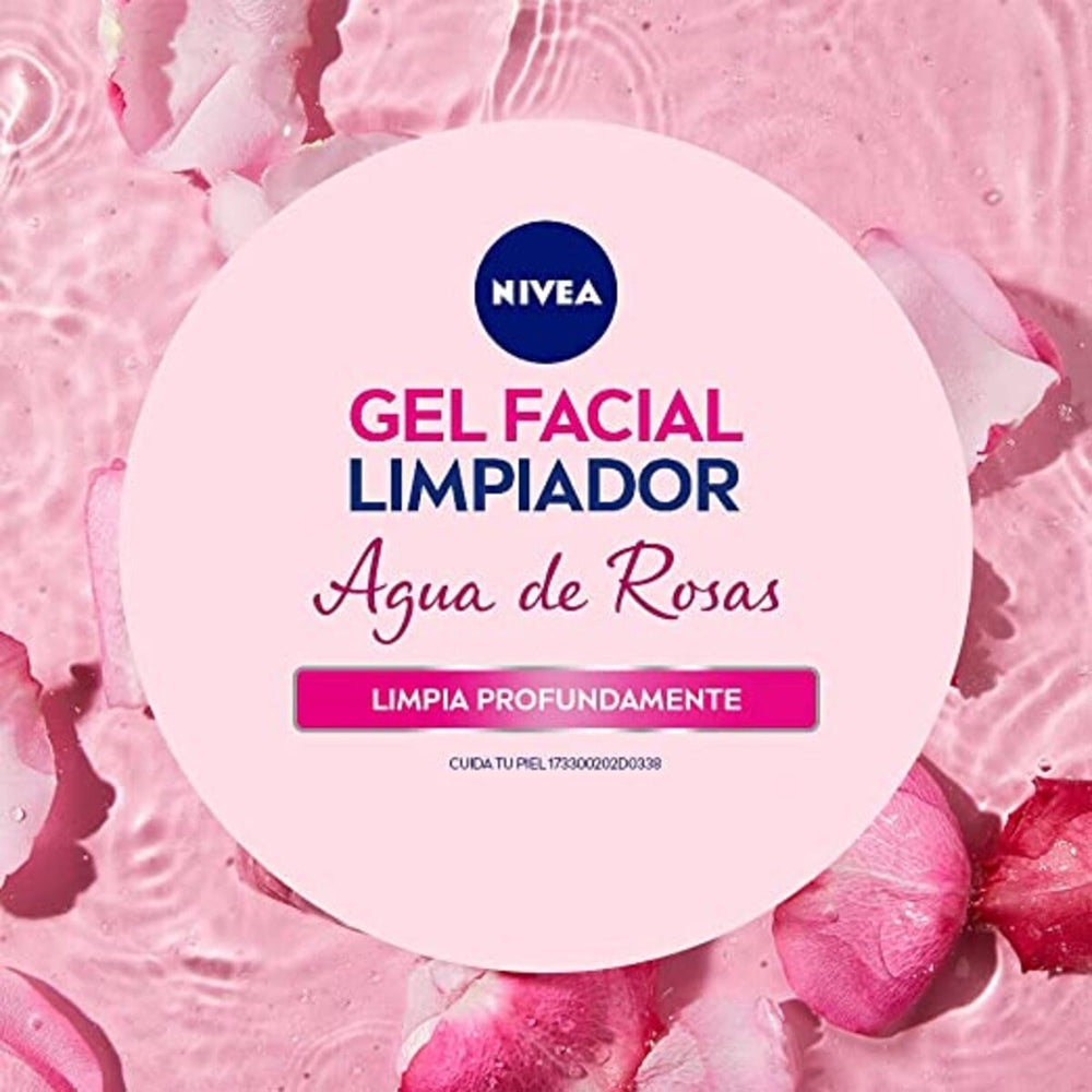 GEL FACIAL LIMPIADOR CON AGUA DE ROSAS TODO TIPO DE PIEL 150ML NIVEA