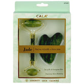 JUEGO DE RODILLO DE JADE + GUA SHA - OUTLET CALA