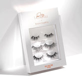 KIT DE PESTAÑAS POSTIZS THE LASH TRIO - OUTLET BEAUTY CREATIONS X ROSY MCMICHAEL