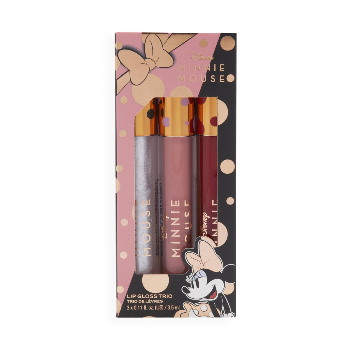 LIPGLOSS TRIO OUTLET - MAKE UP REVOLUTION X MINNIE MOUSE