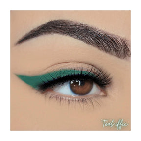 MARK LINE FELT TIP EYELINER TEAL IFFIC - LA COLORS