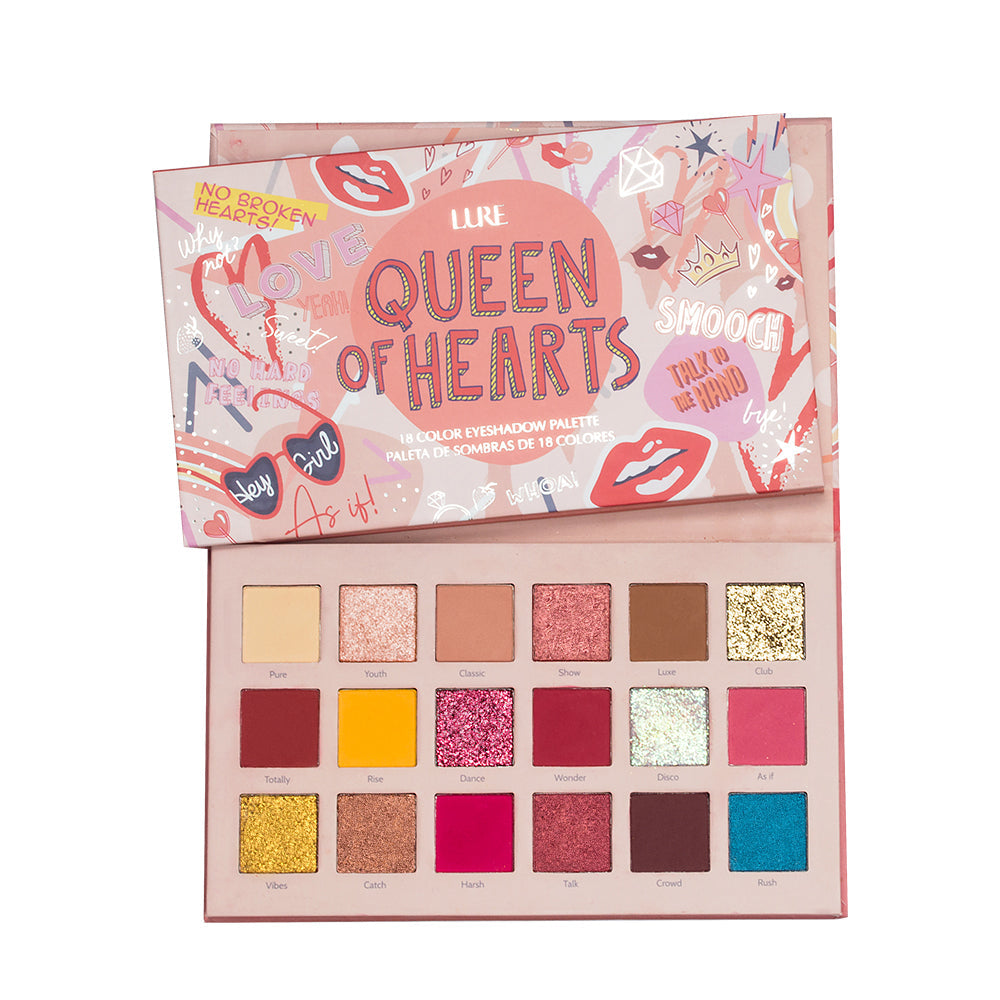 QUEEN OF HEARTS GIRLS CAN 18 COLOR SHADOW PALETTE - LURE