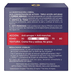 REVITALIFT LASER PROTECCION SOLA SPF 20 ANTIEDAD INTENSIVA CREMA DE DIA - LOREAL DERMO EXPERTISE