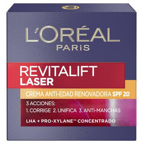 REVITALIFT LASER PROTECCION SOLA SPF 20 ANTIEDAD INTENSIVA CREMA DE DIA - LOREAL DERMO EXPERTISE