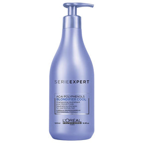 SERIE EXPERT BLONDIFIER COOL SHAMPOO CUIDADO DE RUBIOS 500 ML-  L’ORÉAL PROFESSIONNEL PARIS - Asociada Bellisima