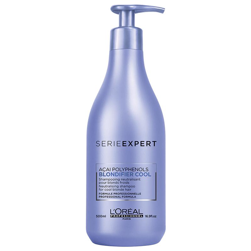 SERIE EXPERT BLONDIFIER COOL SHAMPOO CUIDADO DE RUBIOS 500 ML-  L’ORÉAL PROFESSIONNEL PARIS - Asociada Bellisima