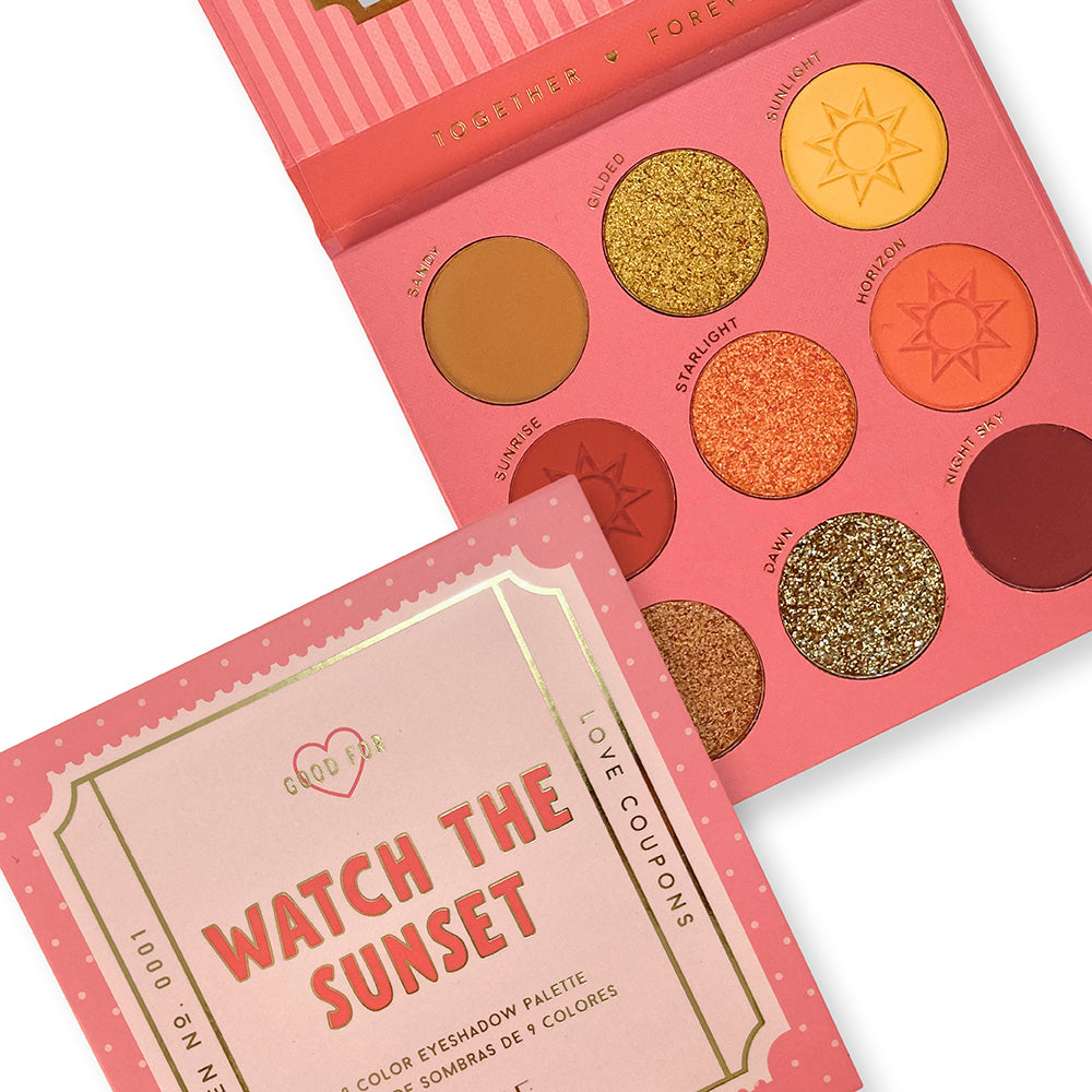 LOVE COUPONS WATCH THE SUNSET 9 COLOR SHADOW PALETTE - LURE