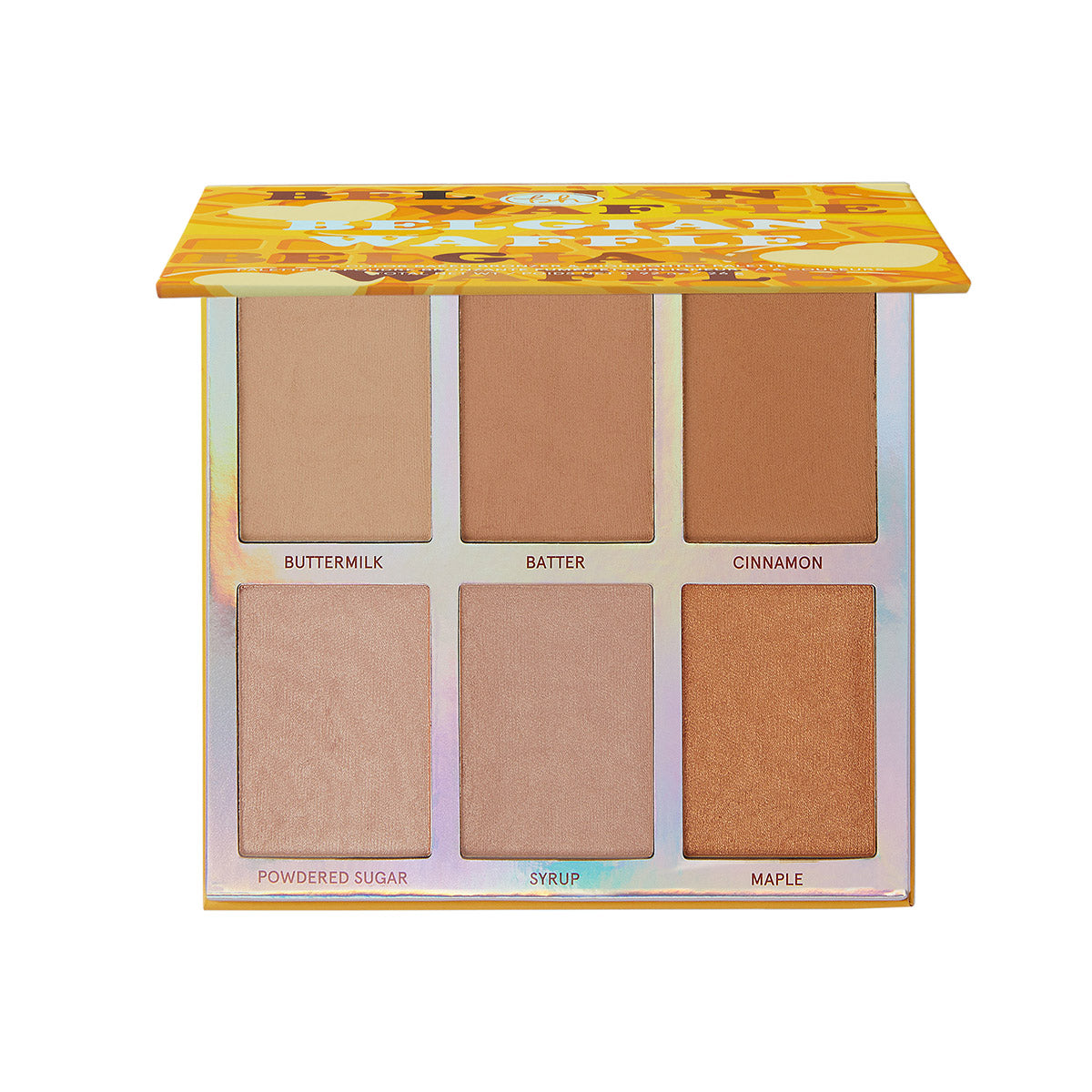 WEEKEND VIBES BELGIAN WAFFLE 6 COLOR BAKED BRONZER & HIGHLIGHTER PALETTE - BH COSMETICS